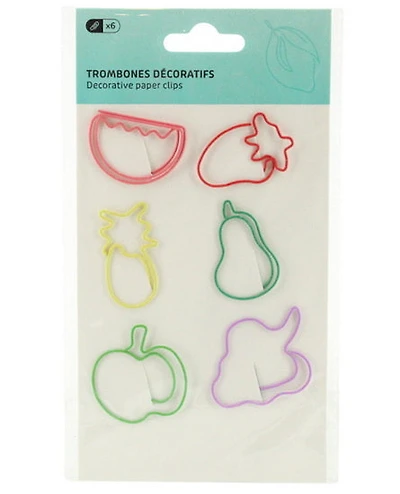 Ens. 6 trombones fruits