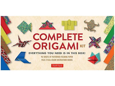 Complete Origami Kit: (Kit with 2 Origami How-to Books, 98 Papers, 30 Projects) This Easy Origami for Beginners Kit is Great for Both Kids and Adults