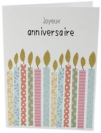 Joyeux anniversaire bougies VF
