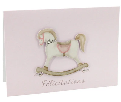 Félicitations cheval à bascule VF