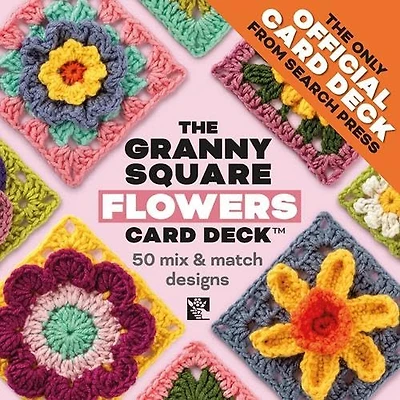 GRANNY SQ FLOWERS CARD DECK: 50 Mix and Match Designs