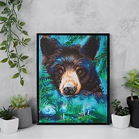 Kit créatif Diamond Dotz - ours noir magie clair de lune