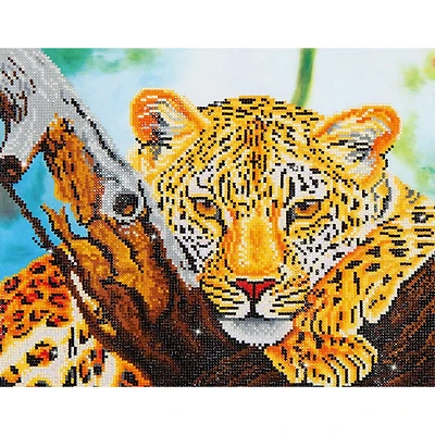 Kit créatif Diamond Dotz - regard du leopard