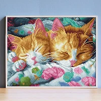 Kit créatif Diamond Dotz - sieste de chatons