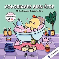 Coloriages bien-être : 40 illustrations de Jade Lachine
