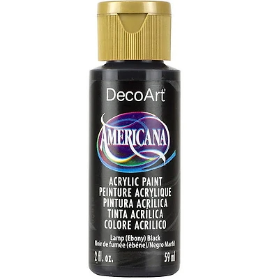Americana Acrylic  Lamp Black - 60ml