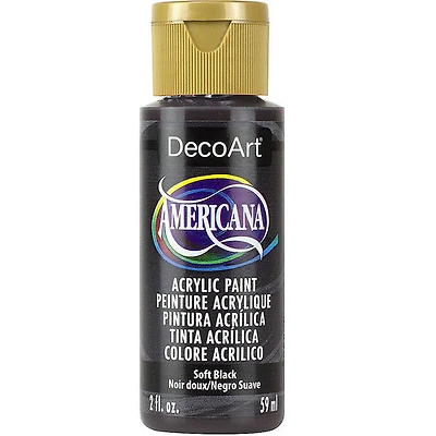 Americana Acrylic  Soft Black - 60ml
