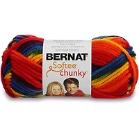 Fil softee chunky  #6 - 100gr - ombré cour ecole