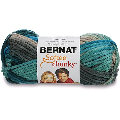 Softee chunky yarn #6 - 100gr - deep waters ombre