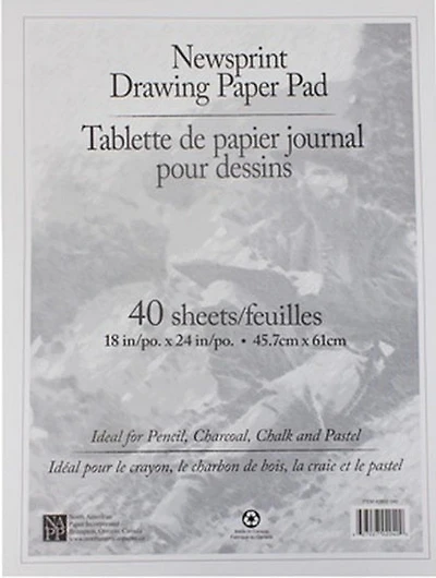 Bloc papier journal - 18x24po