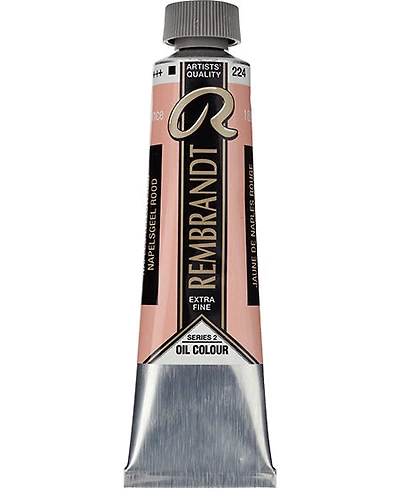 Huile rembrandt  jaune de naples rouge - 40ml série 2