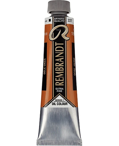 Huile rembrandt  jaune ocre - 40ml série 1