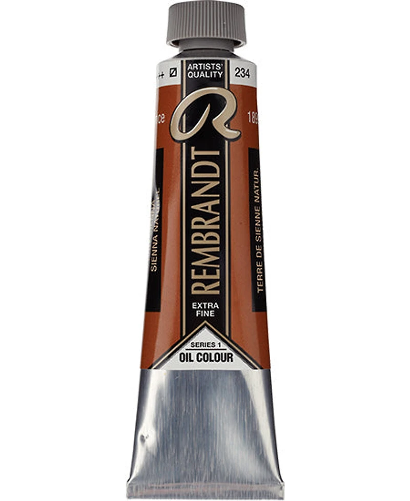 Huile rembrandt terre de sienne naturelle - 40ml série 1