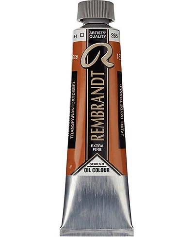 Huile rembrandt  jaune oxyde transparent - 40ml série 3