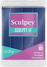 Sculpey III Oven-Bake Clay - PEARL NAVY
