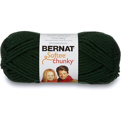 Softee chunky yarn #6 - 100gr - dark green