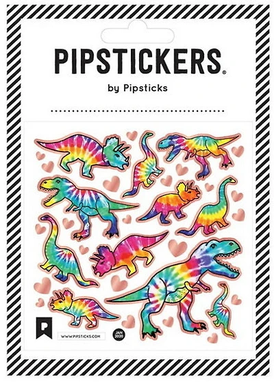 Autocollants T-Rex tie-dye