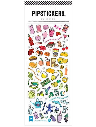 Pipstick stick sticker the rainbow