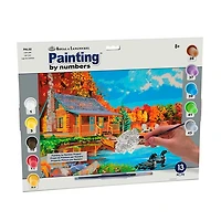 Peinture à numéros Chalet d'automne
