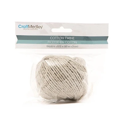 Ficelle en coton - 3mm - 60m