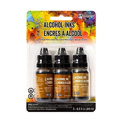 Set of Alcohol Ink Cabin Cupboard - 3x14ml