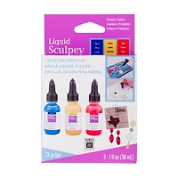 Liquide sculpey - couleurs primaires