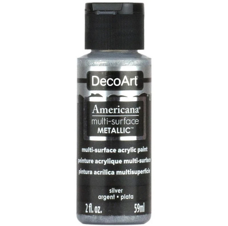 Americana Acrylic Satin Metallic Silver- 60ml