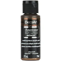 Acrylique  americana fini satiné chocolat metallique- 60ml