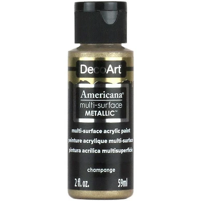 Acrylique  americana fini satiné champagne metallique- 60ml