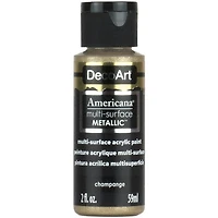 Acrylique  americana fini satiné champagne metallique- 60ml
