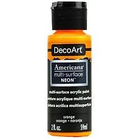 Americana Acrylic  Satin Neon Orange- 60ml