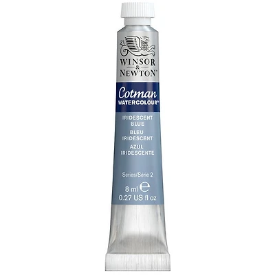 Aquarelle cotman - 8ml - bleu iridescent - s2