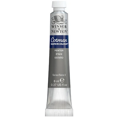 Cotman watercolour - 8ml - pewter - s2