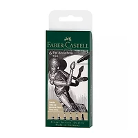 Ens. 6 marqueurs pitt pastel pointes 1.5, xxs, xs, s, f, m