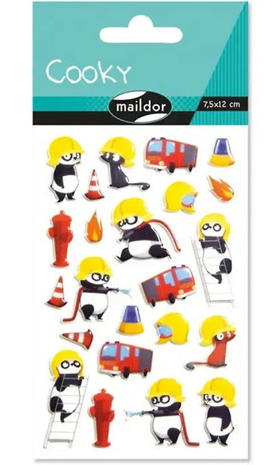 Cooky Puffy Stickers - Firefighters