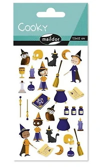 Cooky Puffy Stickers - Wizards