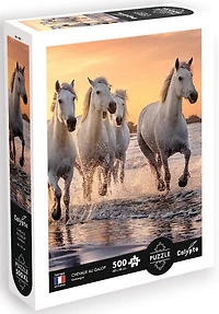 Casse-tête tg - chevaux à galop, 500 morceaux