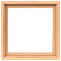 Cadre flottant effet bois