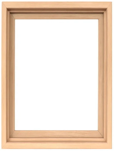 Floating Frame Wood Effect - 18x24"