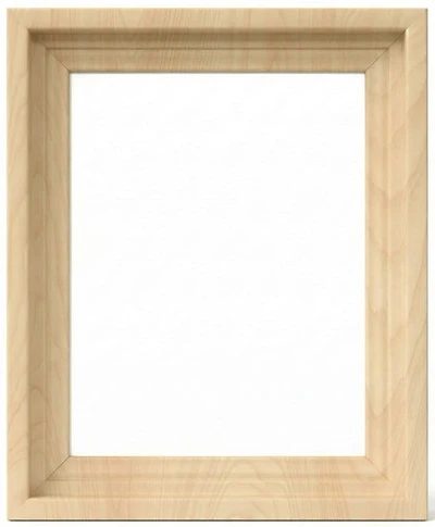 Cadre flottant galerie effet bois