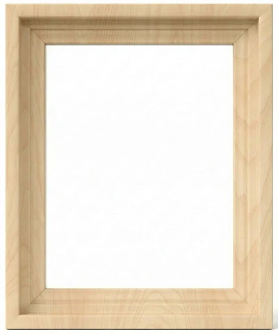 Cadre flottant galerie effet bois