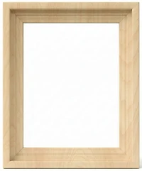 Cadre flottant galerie effet bois