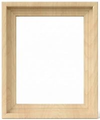 Cadre flottant galerie effet bois - 20x20po
