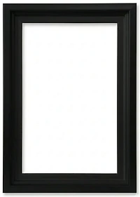 Cadre flottant noir - 5x7po