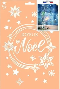 Pochoir a4 joyeux noel