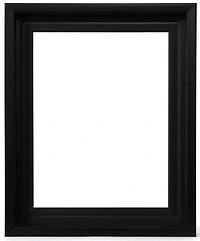Cadre flottant musée noir - 9x12po