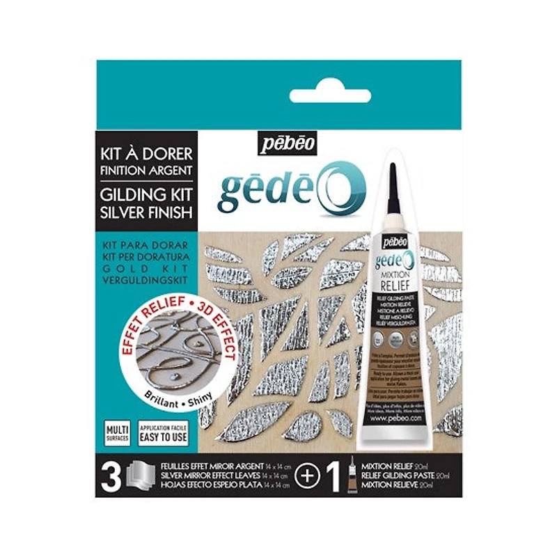 Ens pour dorer - gédéo - relief - argent