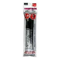 Pqt 2 marqueurs acrylique - 1.2mm - noir et blanc