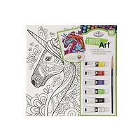 Ens. peinture acrylique licorne