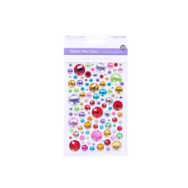Sticker stones - round - multicolor